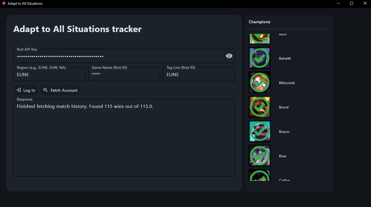 League of Legends tracker preview image